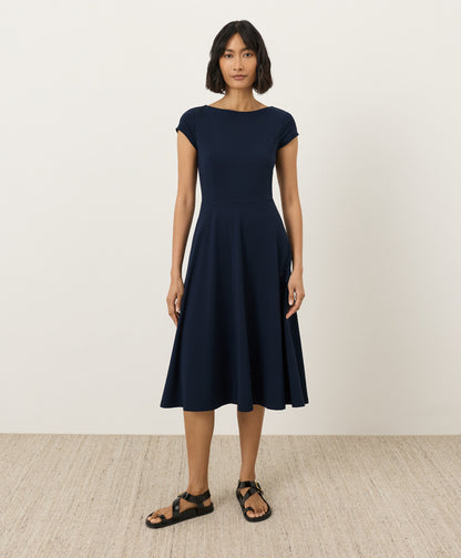 The Patty Flare Neck Dress