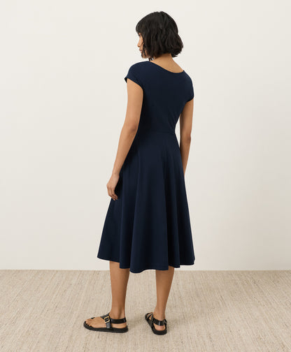 The Patty Flare Neck Dress